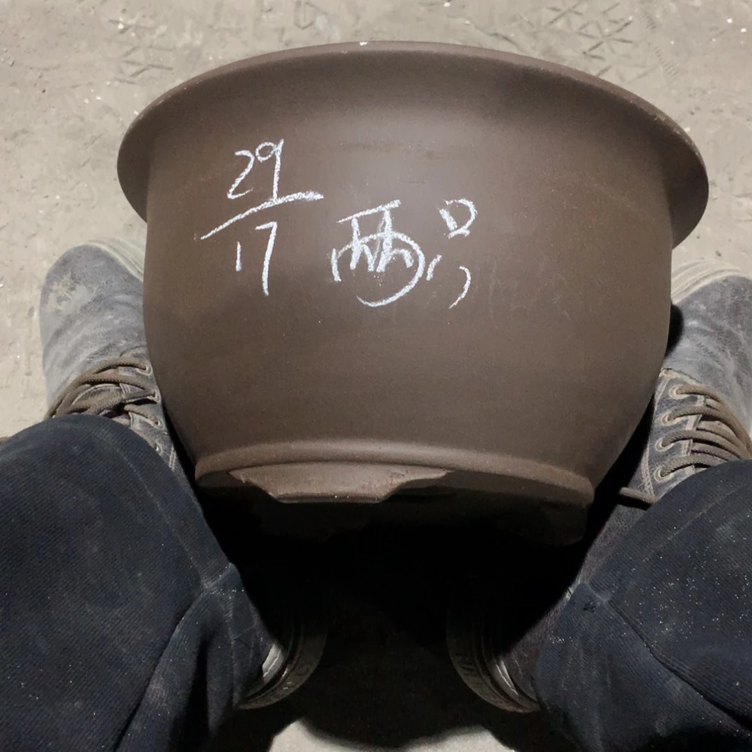 紫砂宜兴紫砂花盆，现货发