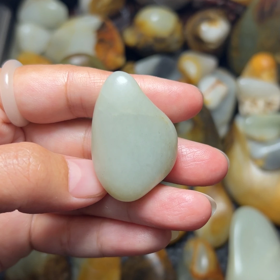 和田玉未镶嵌挂件37