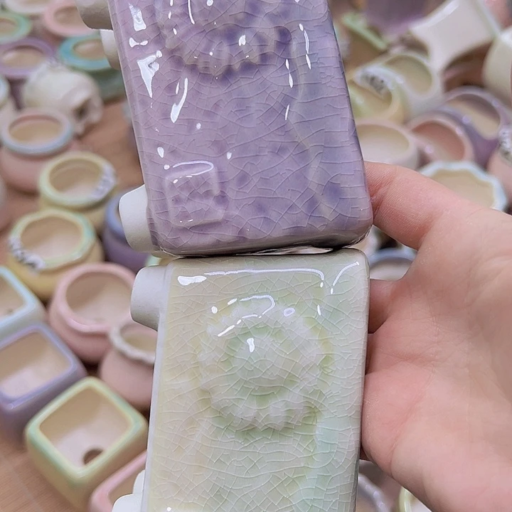 红陶陶瓷花盆当场满12包邮