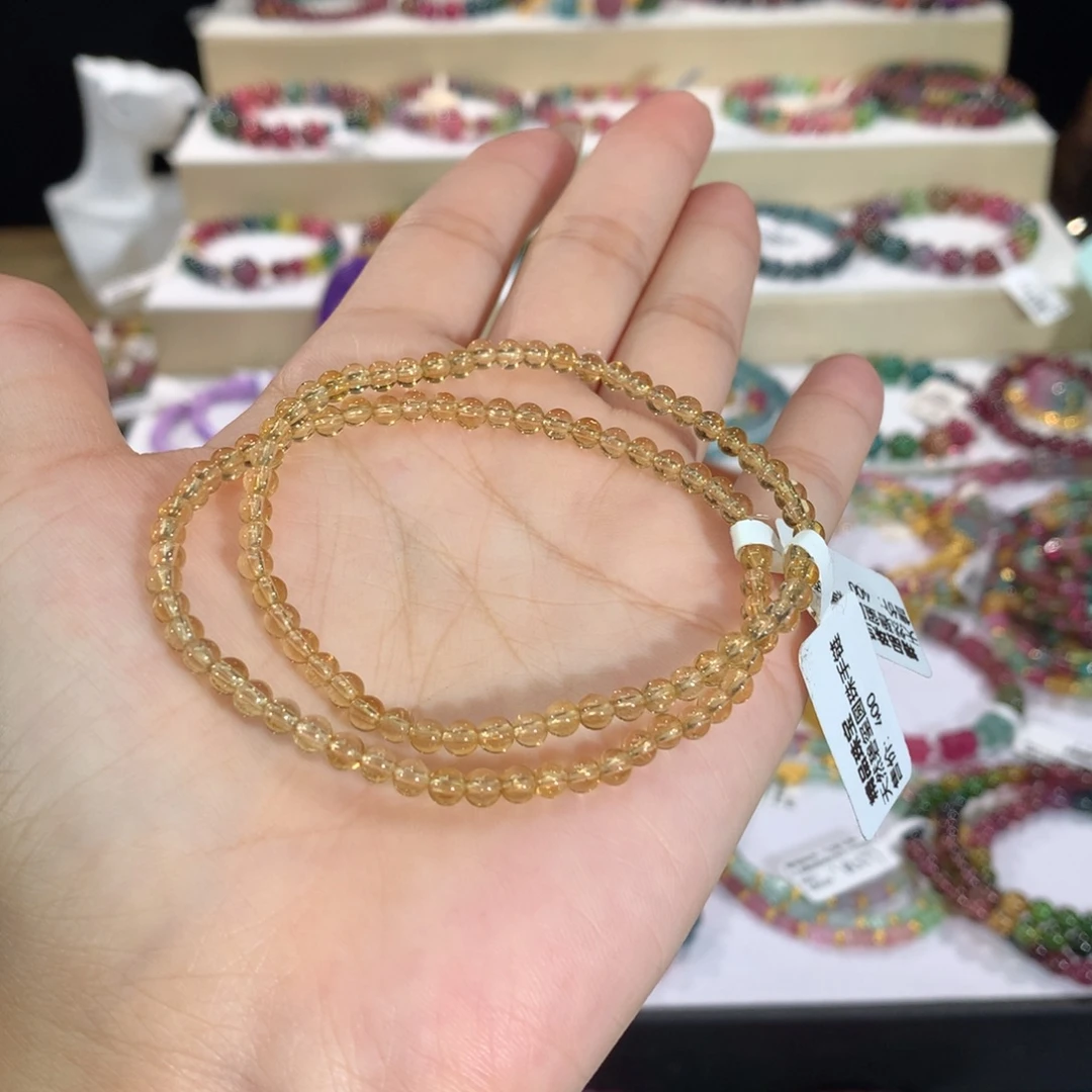 碧玺未镶嵌手串手链