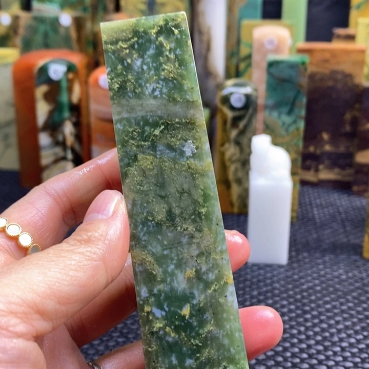 青田石篆**线青田石印章石