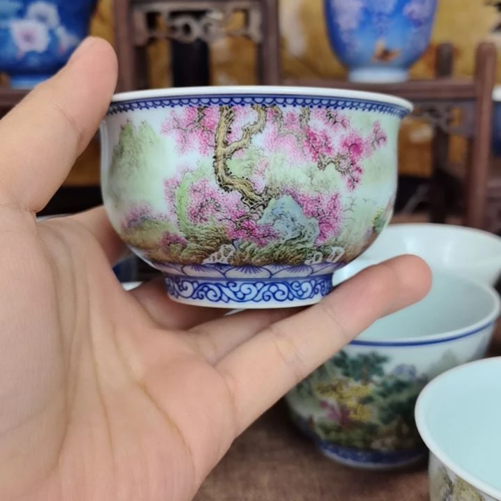 山水主人杯品茗杯