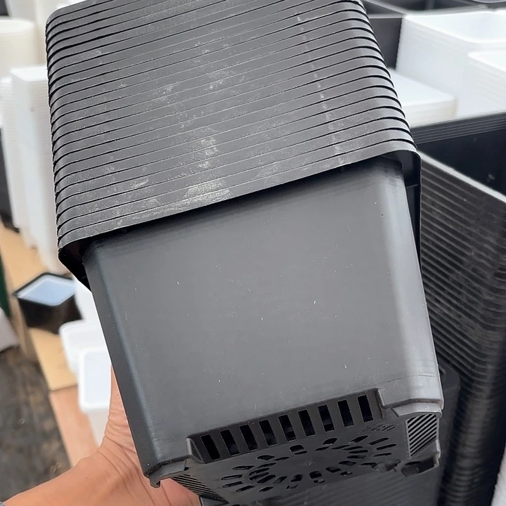 福利180黑方盆25个口17厘米高12厘米