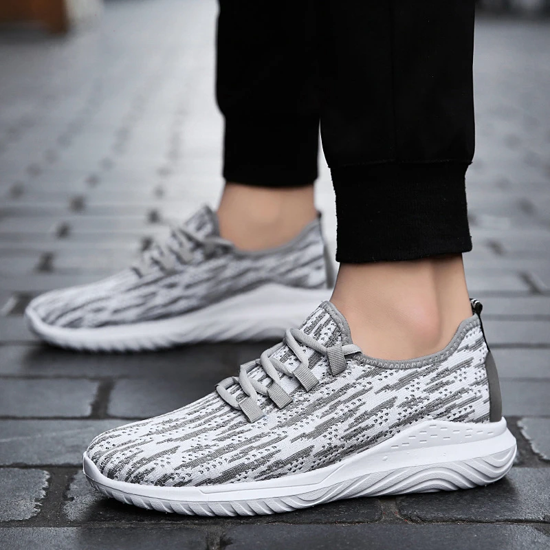 【品牌特惠】2025春夏新款飞织跨境运动鞋男鞋子休闲鞋潮流跑步鞋