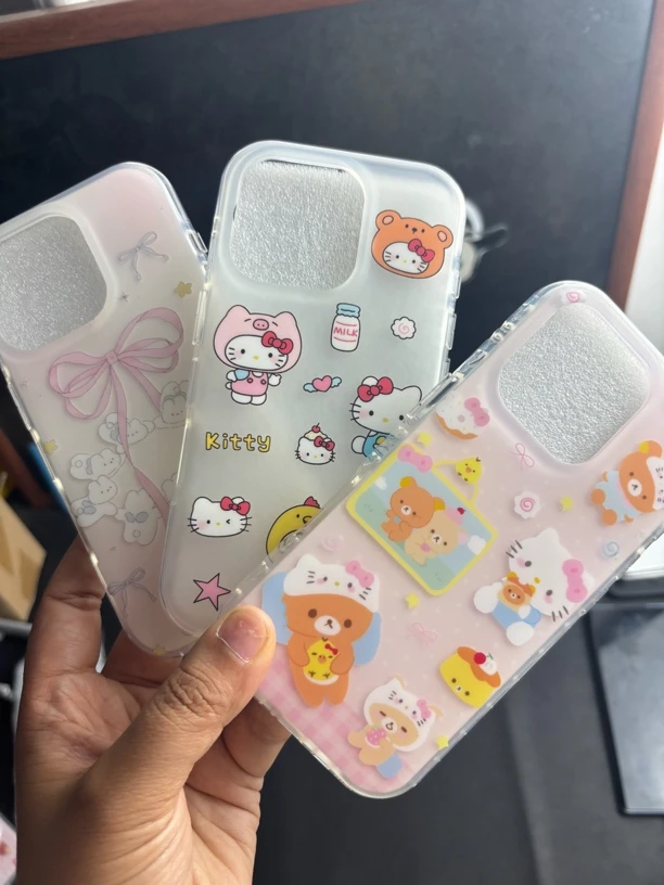 B 一高一普自选2个适用苹用卡通防摔手机壳