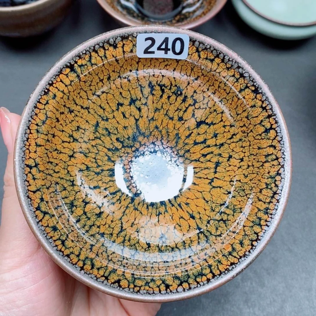 嘉***彧茶盏建窑建盏主人杯240