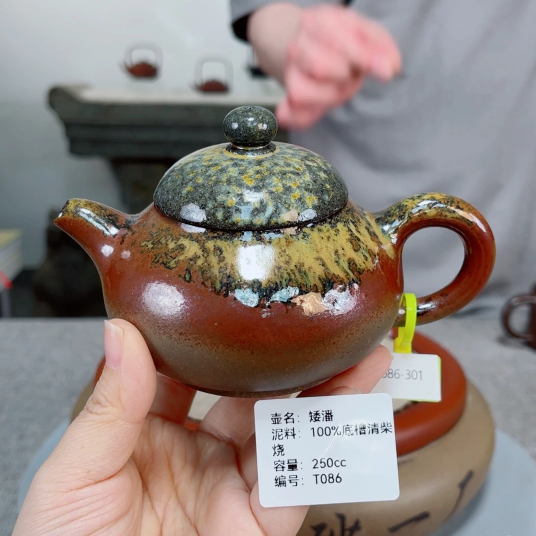 茶壶紫砂紫砂刻绘孤品