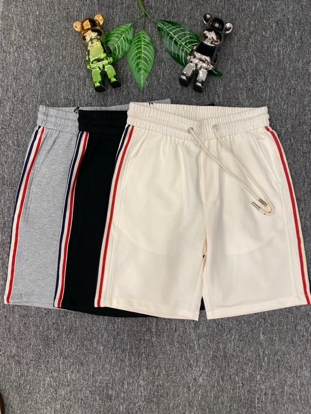 【欧洲名店甄选】品质时尚织带8761百搭三色男士五分夏天薄款中裤