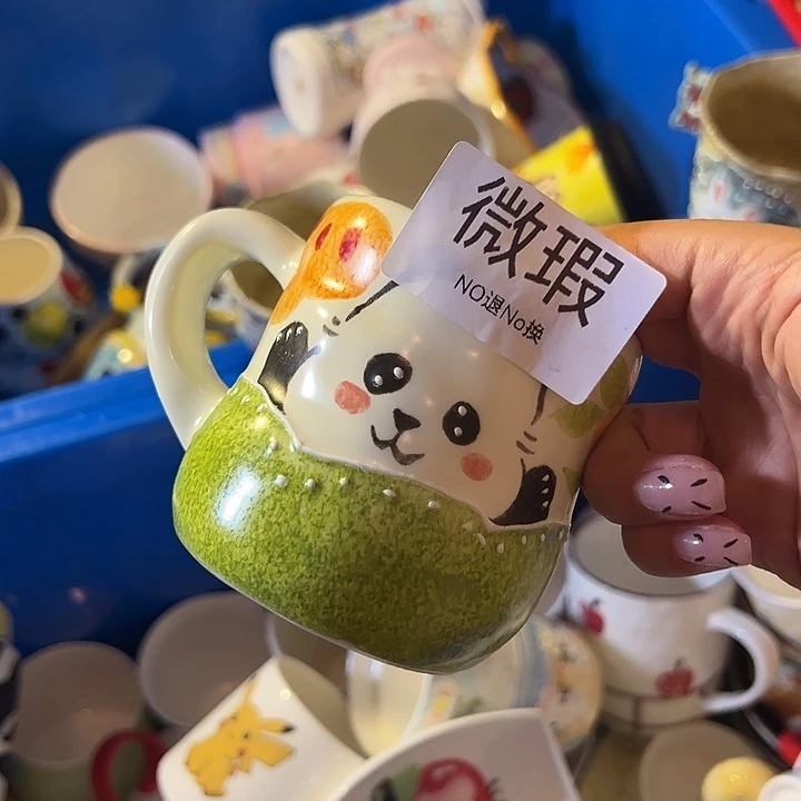 摆件不退不换卡通手绘