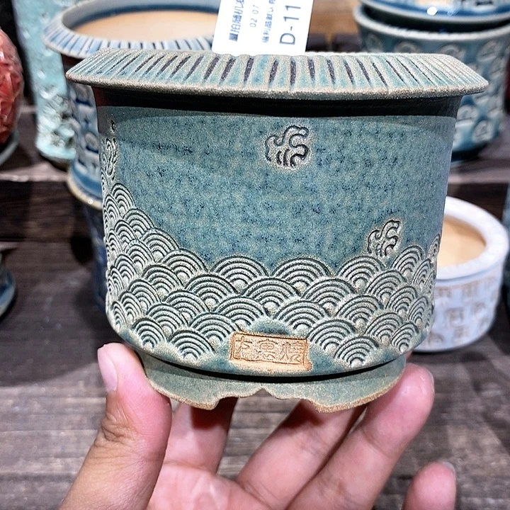 七里烧花盆2-7-111口径8.5