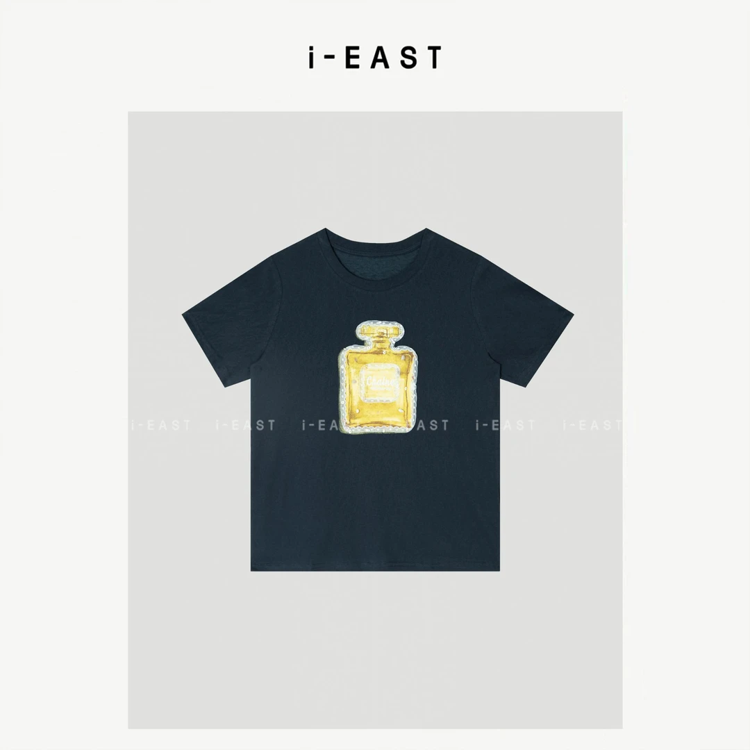 i-EAST QQ 清爽西海岸~夏季透气休闲立体短T恤-5X SY8817