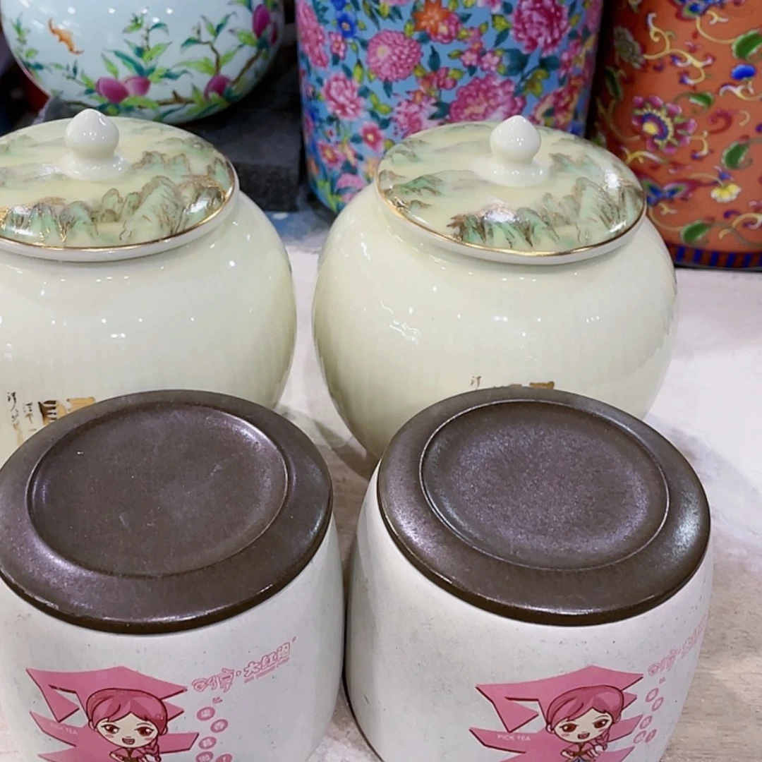 【闪购商品】罐陶瓷茶叶罐密封罐