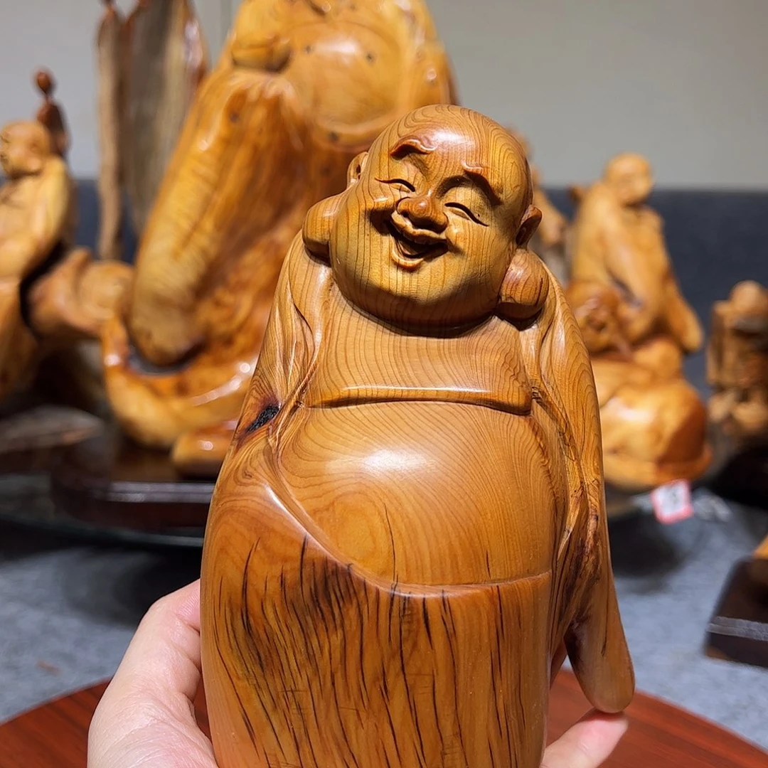 柏木崖柏木手把件摆件