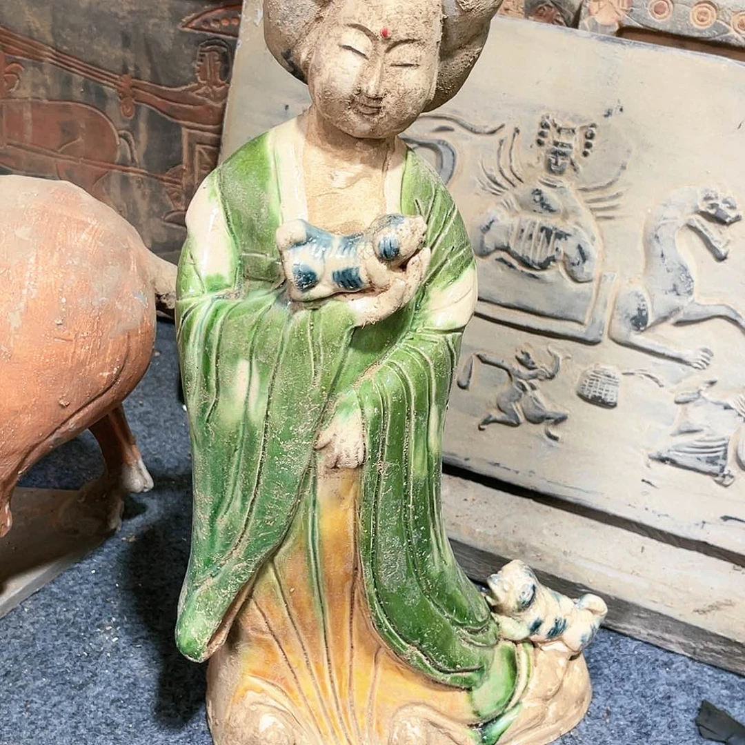 瓦当摆件摆件茶桌摆件