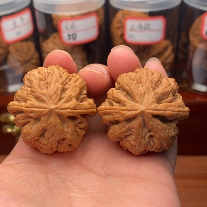 把件文玩核桃麻核桃大粗筋40