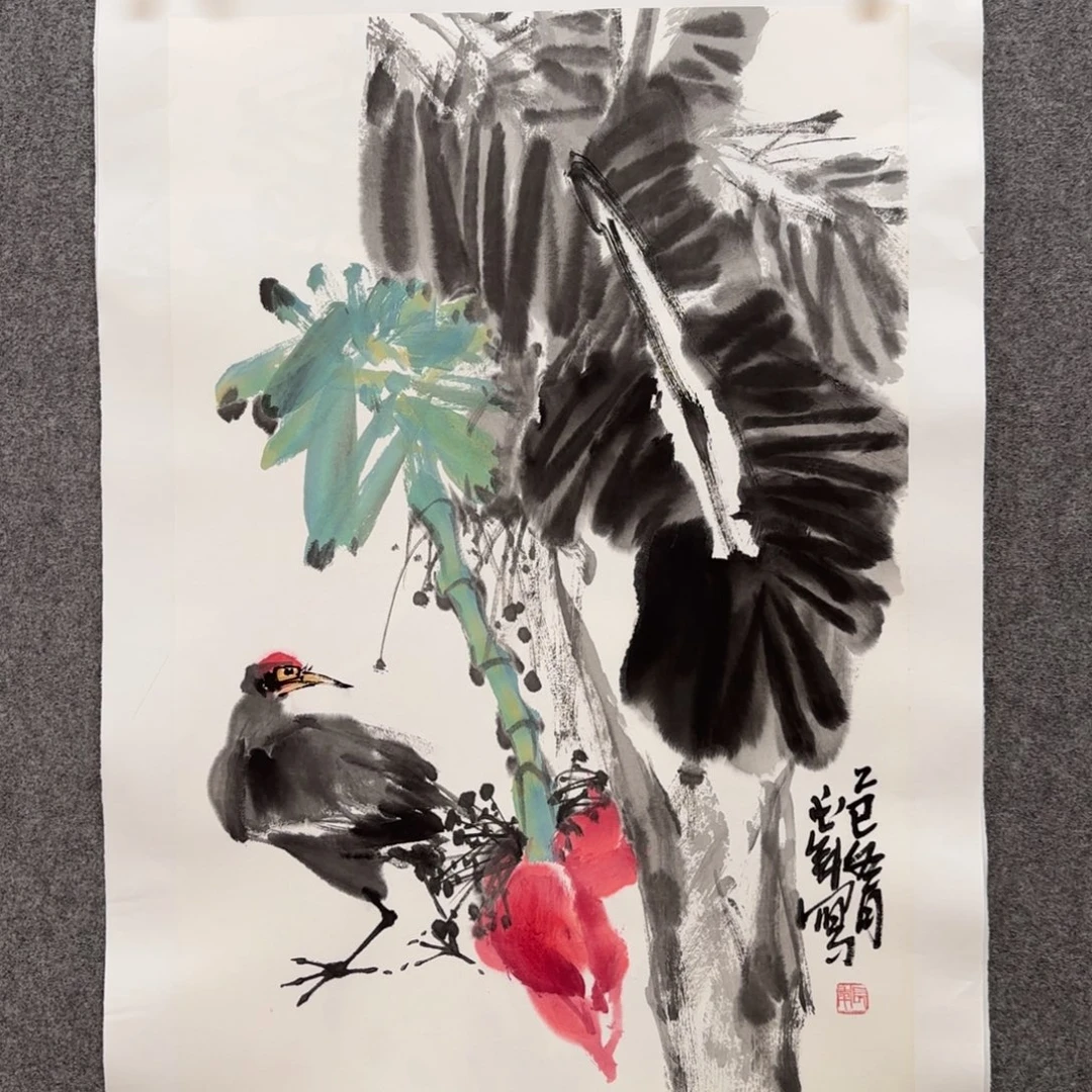 国画zz靳长年老师手绘作品