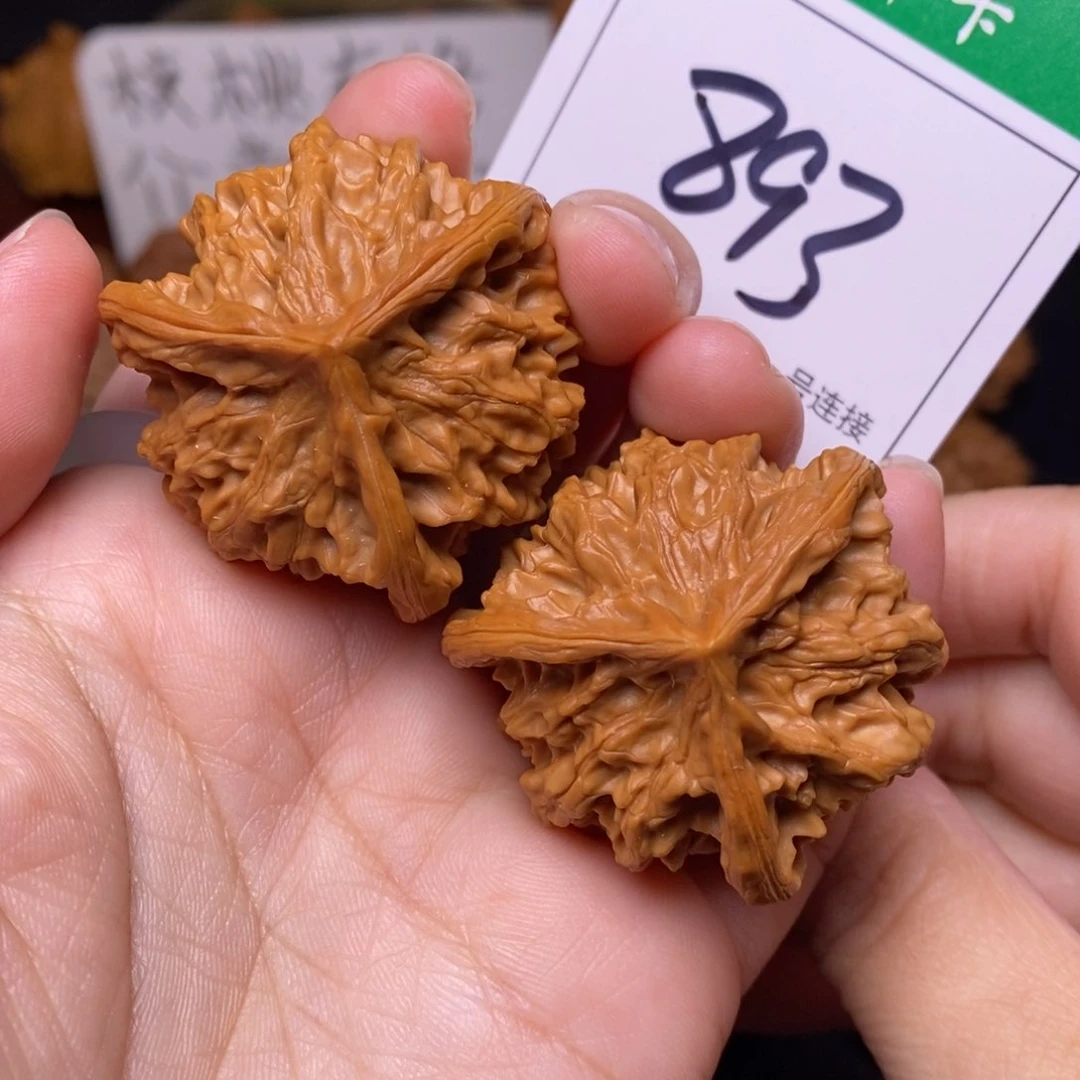 把件文玩核桃893盘山三棱4.1尺