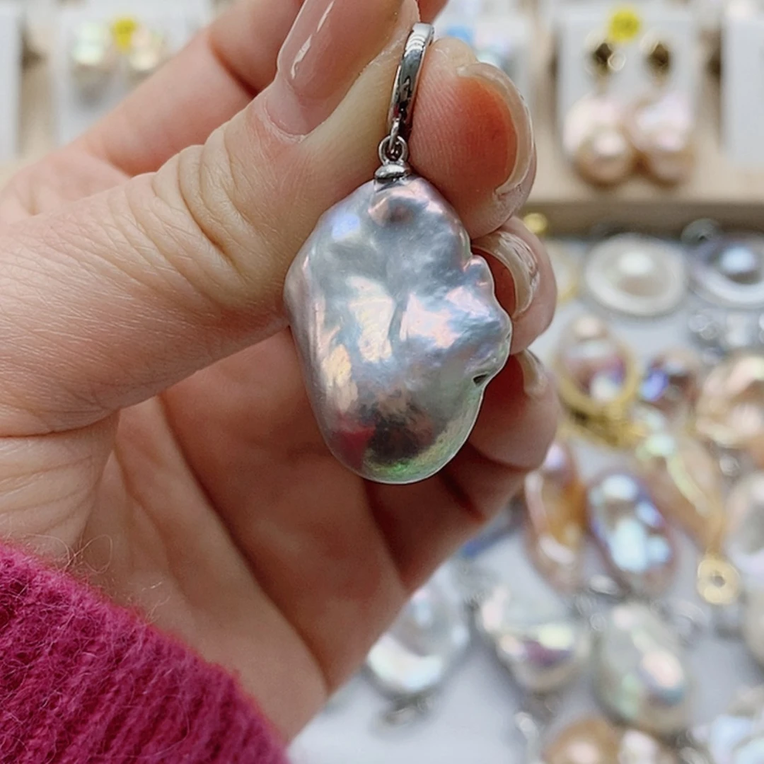 【闪购商品】淡水珍珠耳饰银S925镶嵌?***?