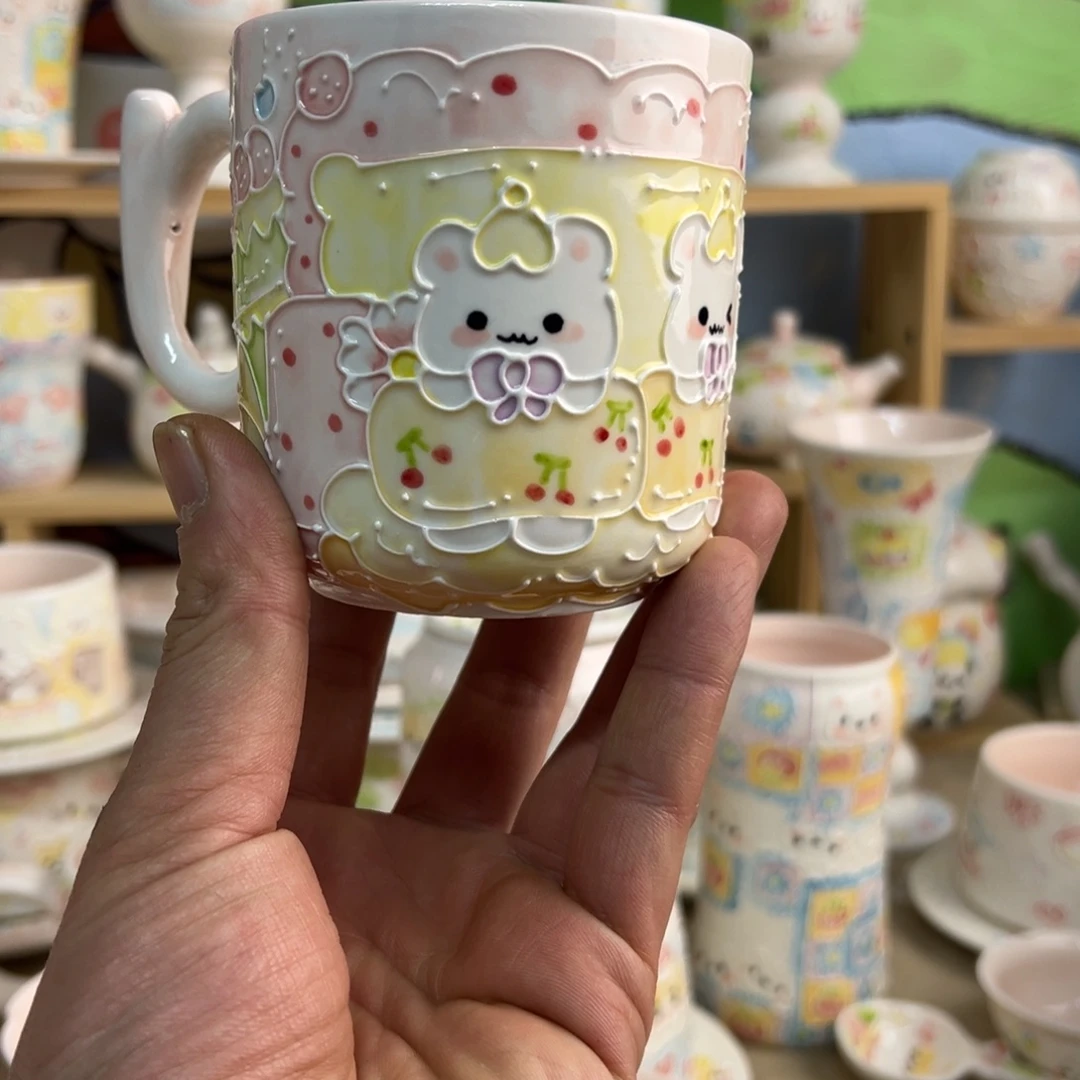 瓷其他景德镇高温釉下手绘陶瓷微瑕