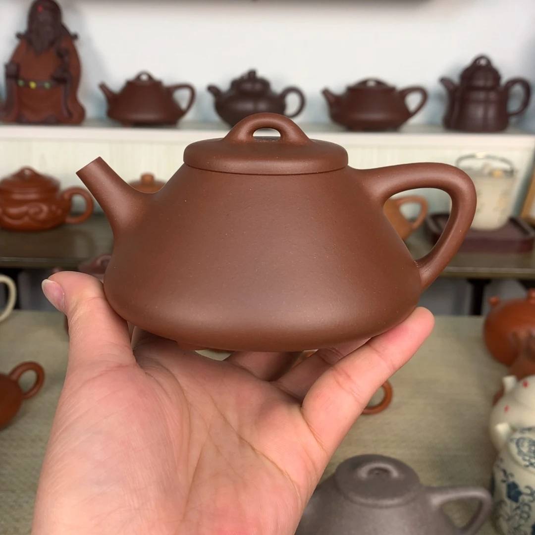紫砂茶壶原矿台西紫泥容量230