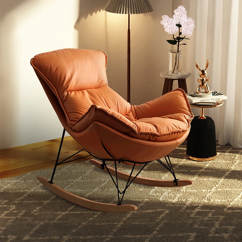 懒人沙发摇摇椅躺椅成人可睡觉阳台懒人椅单人沙发椅家用休闲摇椅