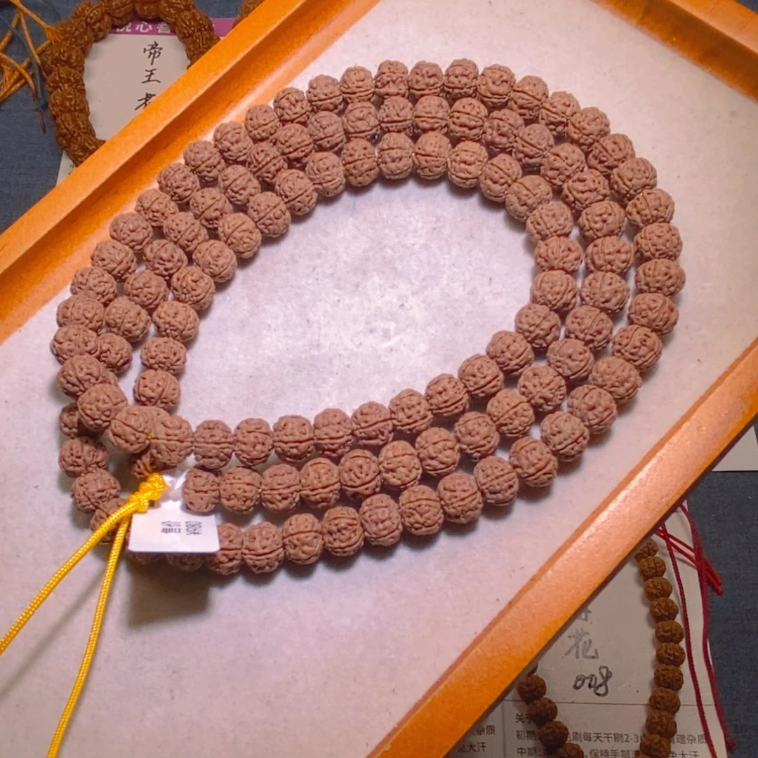 金刚菩提手串108勿里达纯血老树王9+