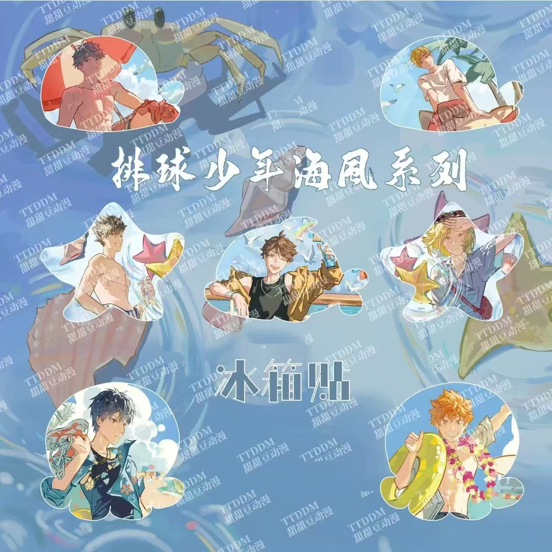 〔拆盒〕 代拆盲盒  排球少年海风系列冰箱贴