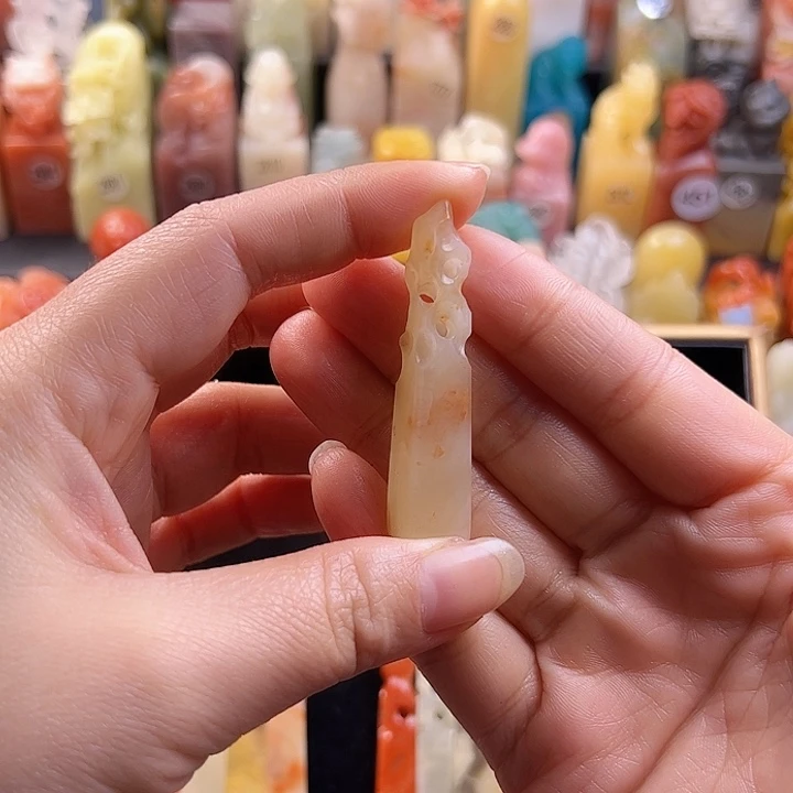 伊犁石印石も***う手工定制1厘米