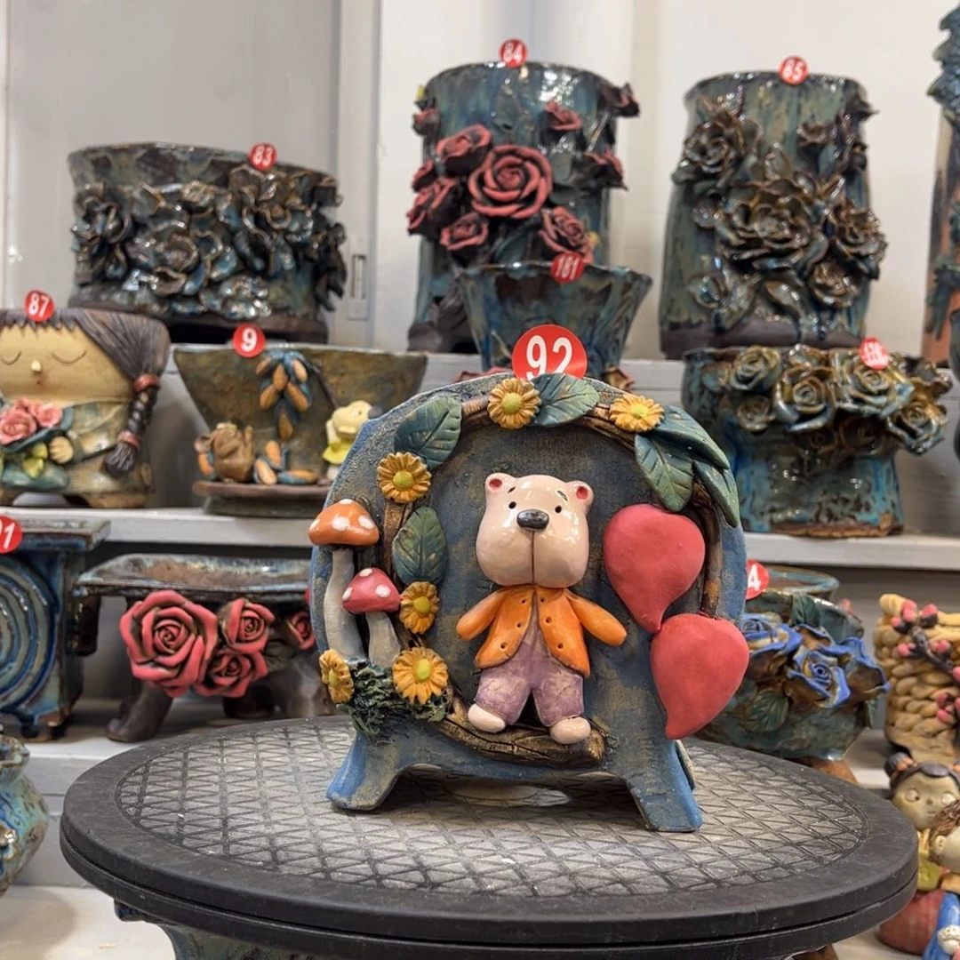 陶瓷92 号陶然花盆