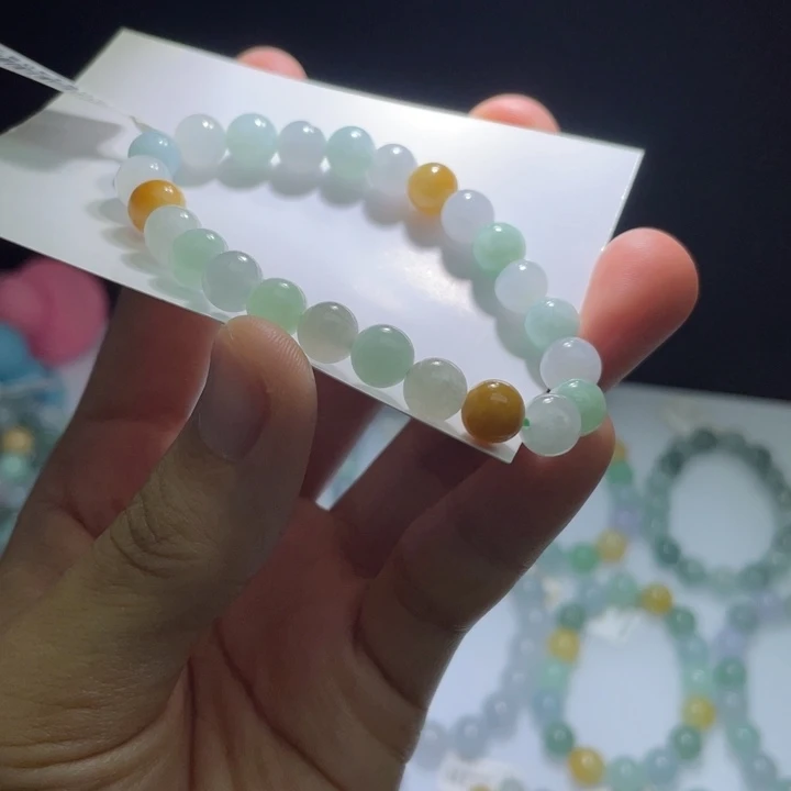 未镶嵌手串翡翠翡翠