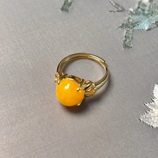 W000古巴新蜜  灯泡戒指活扣头可调节