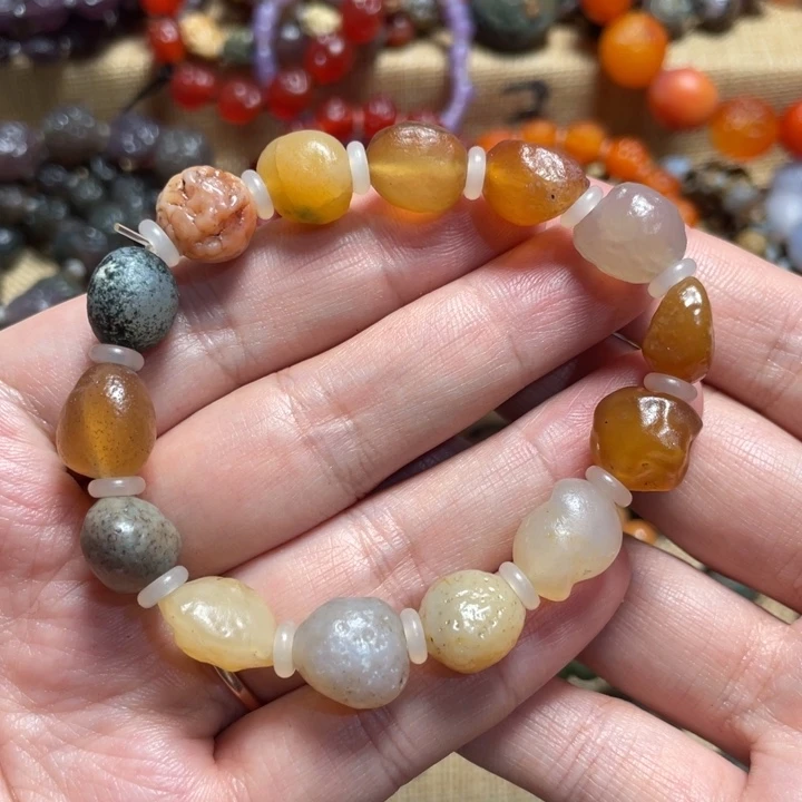 玛瑙/玉髓合金手链