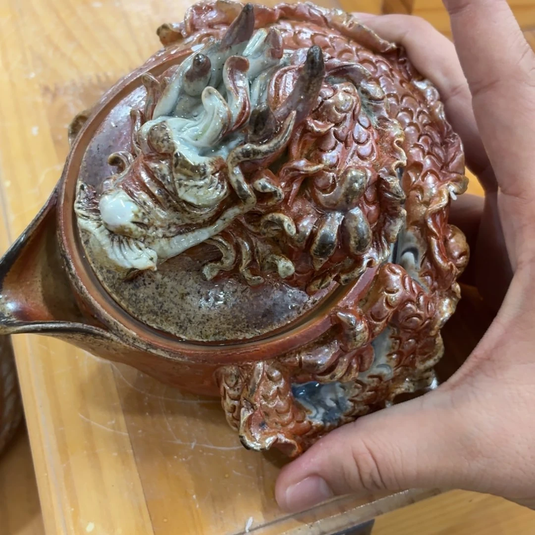 陶园柴烧精品高货v55瑕