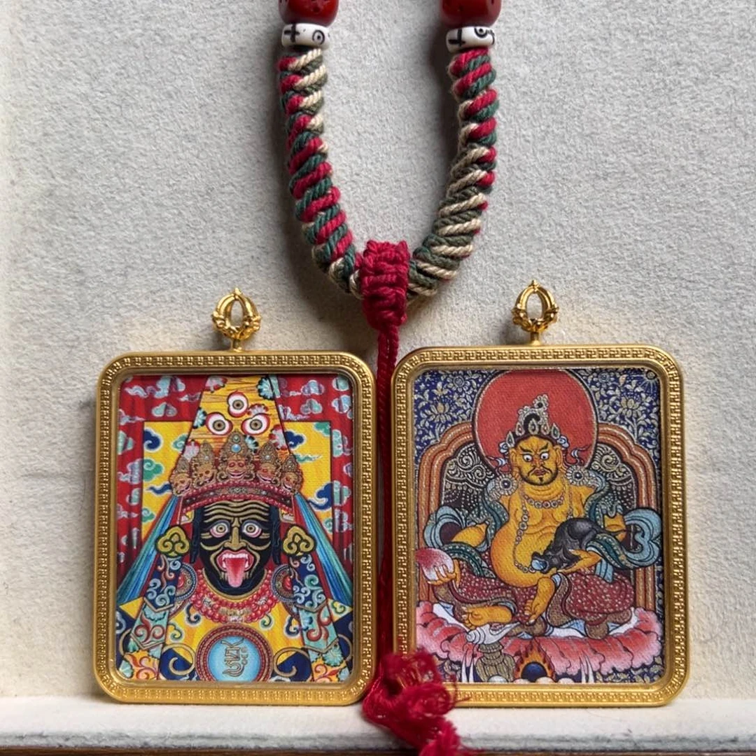 卓***卓吊坠双面定制扎基和黄c