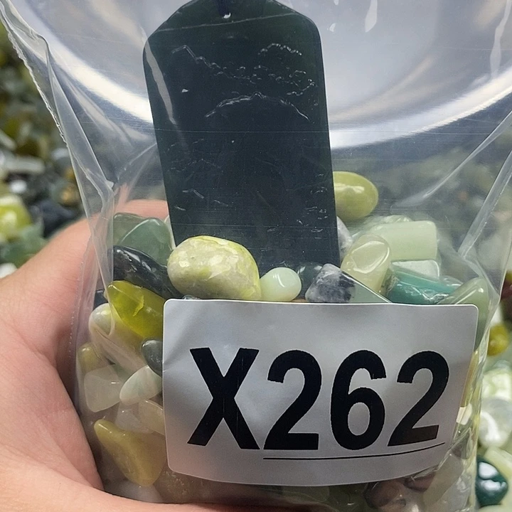 未镶嵌蛇纹石玉鱼缸石