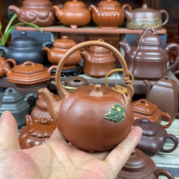 紫砂茶壶南瓜提180cc双十一特价