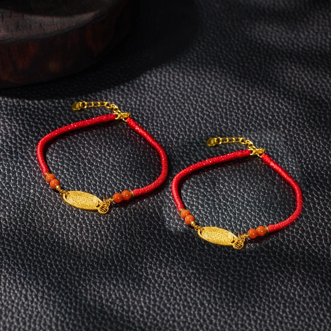 925银手链 【歪歪】S925太太红绳（多样性发一）XB-J5528