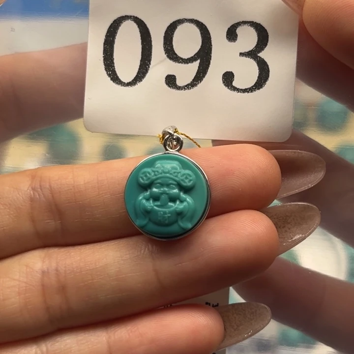 绿松石银S925镶嵌珠宝奇石