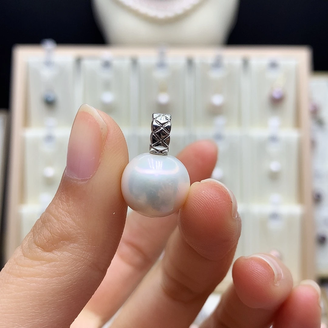 颈饰合金淡水珍珠