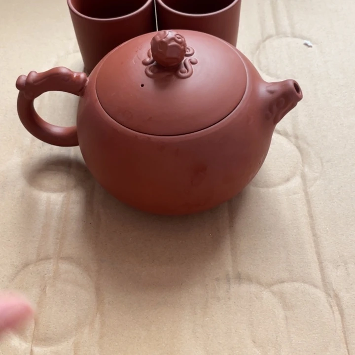 茶壶紫砂茶缘匠壶紫砂壶包邮1个500毫升加2个杯子