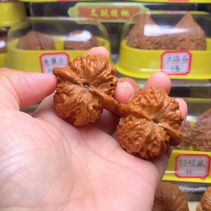 把件文玩核桃金锭