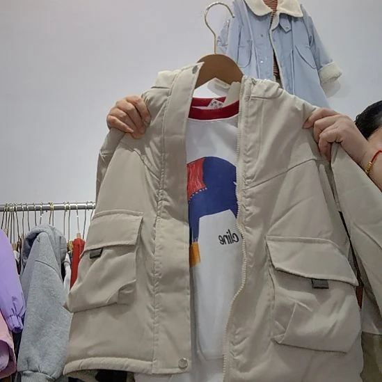 派克兔毛外套140马穿130身高