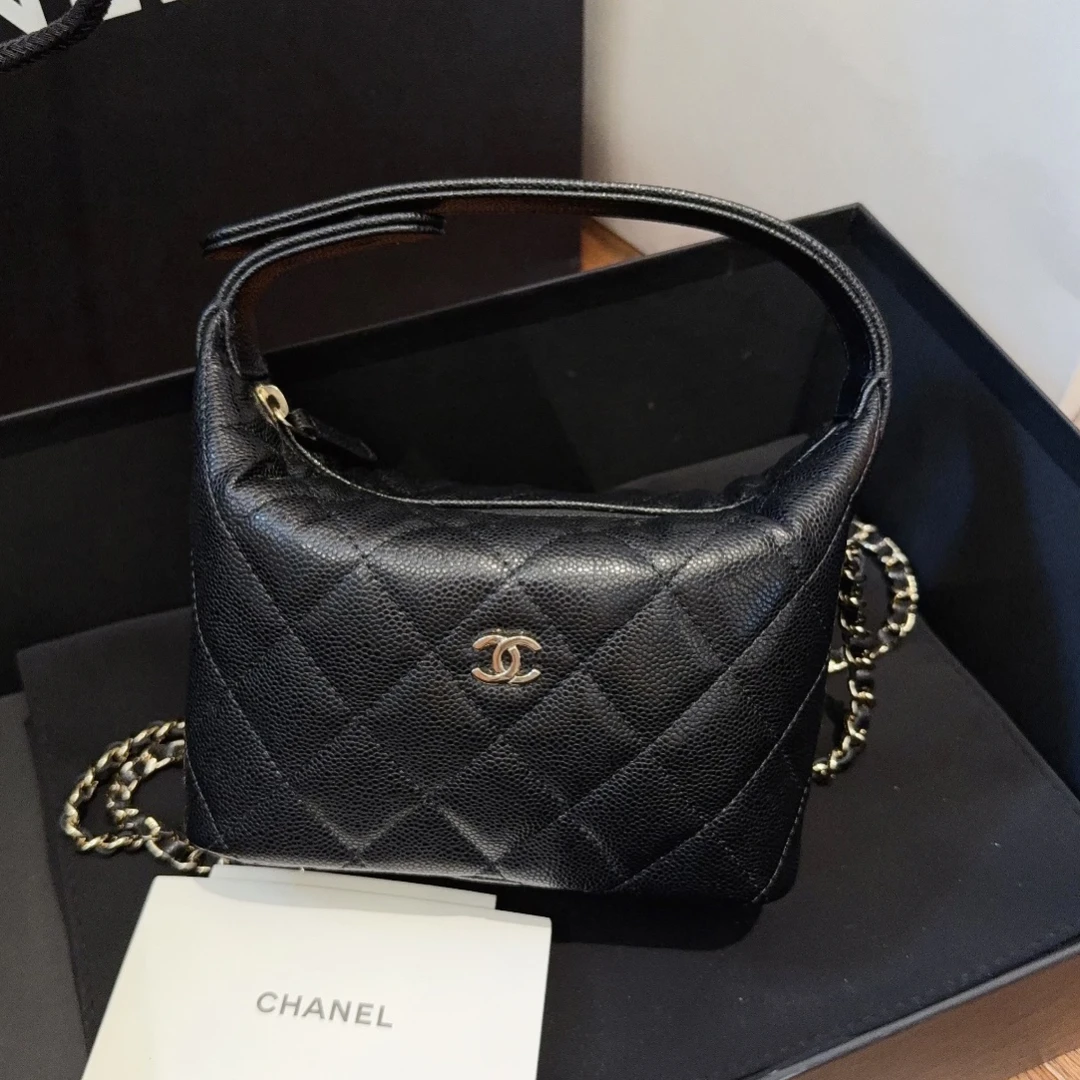 未使用 Chanel/香奈儿 25C单肩手提饭盒包