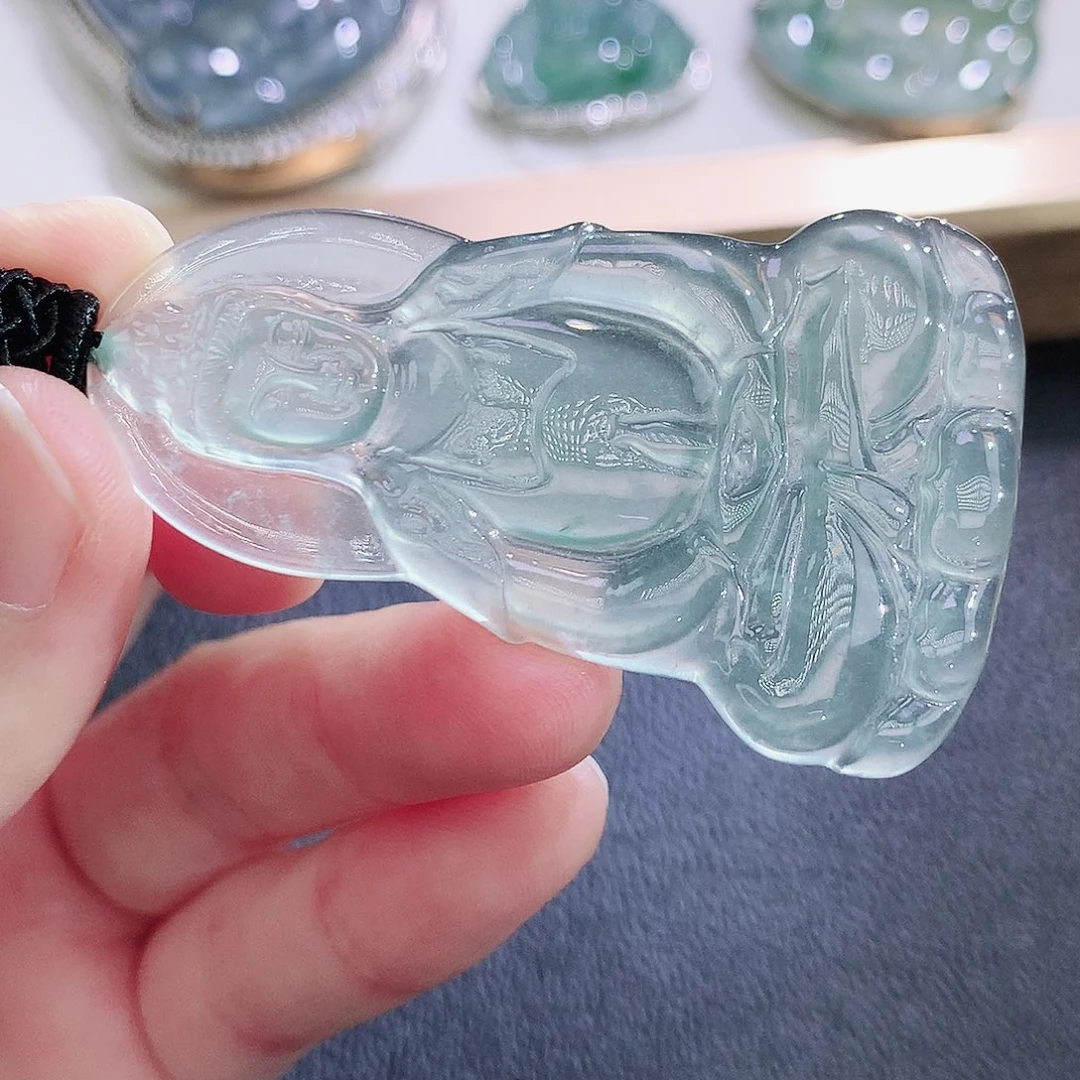 翡翠未镶嵌挂件翡翠