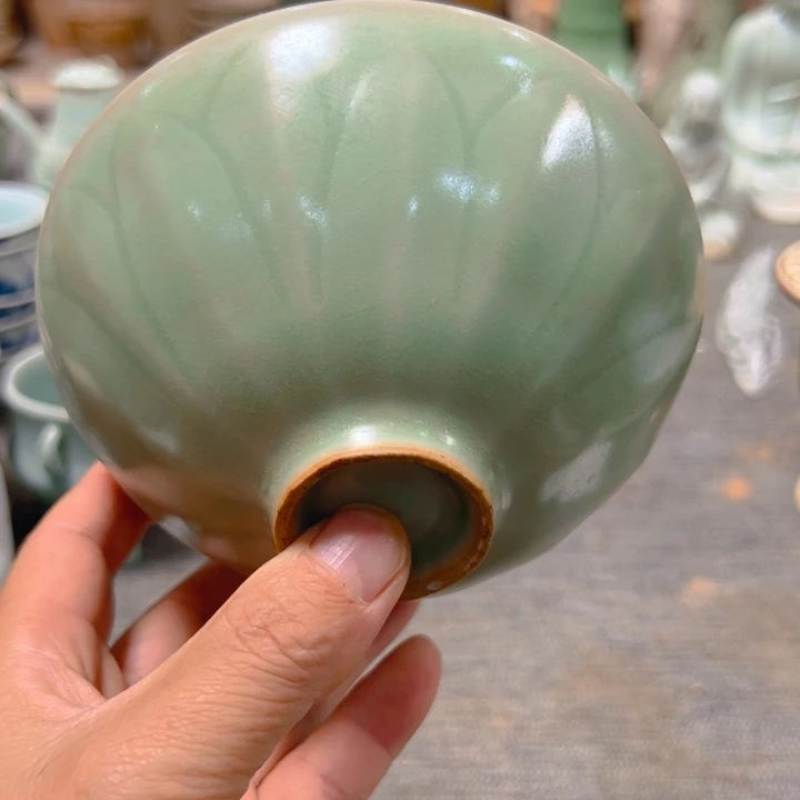 盖碗听*龙泉碗完整不包邮