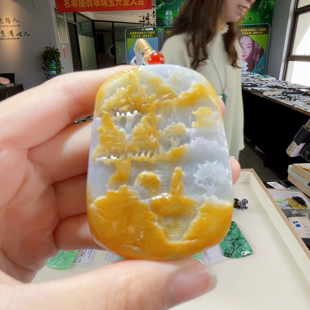 颈饰未镶嵌翡翠翡翠