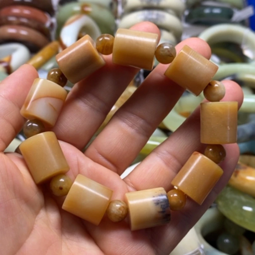 【闪购商品】蛇纹石玉未镶嵌手镯