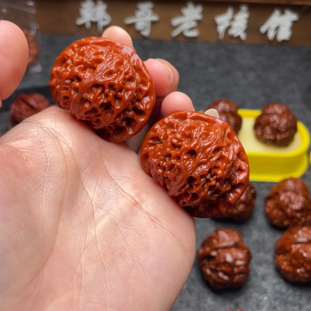 文玩核桃吊坠文玩核桃 手把件 宫灯 41