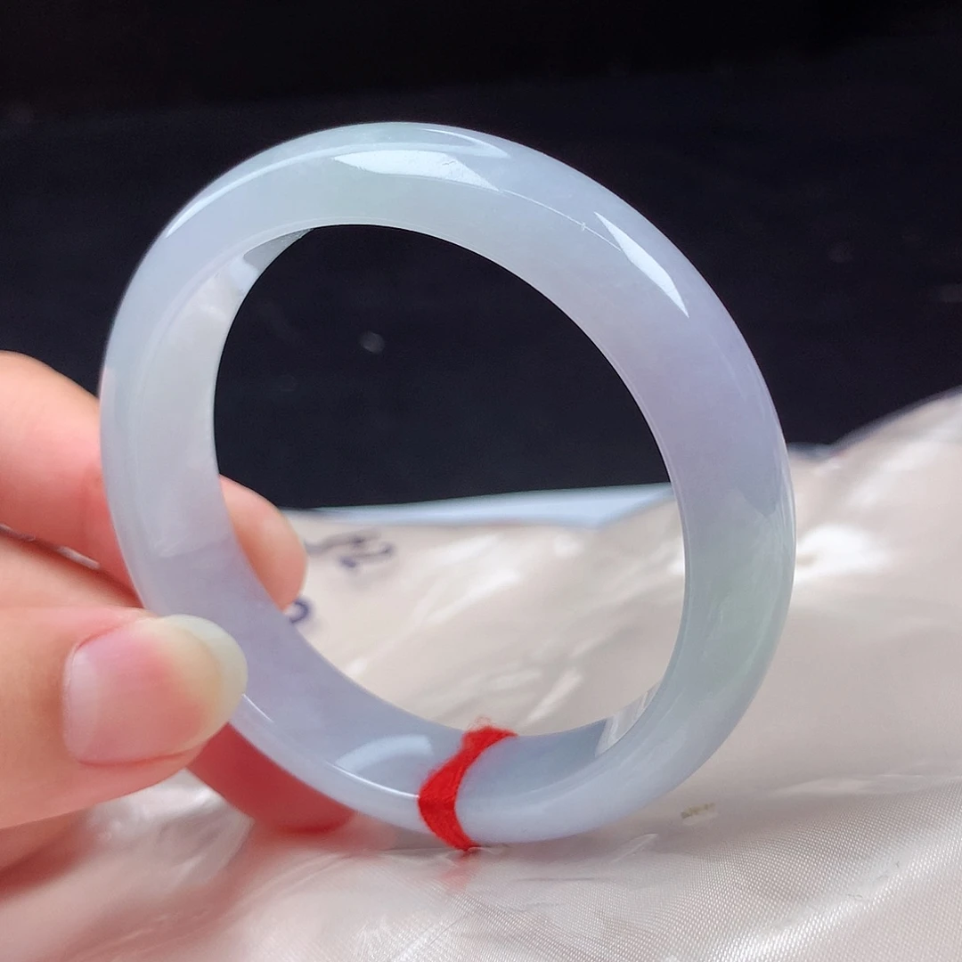 翡翠未镶嵌手镯52圈d5246