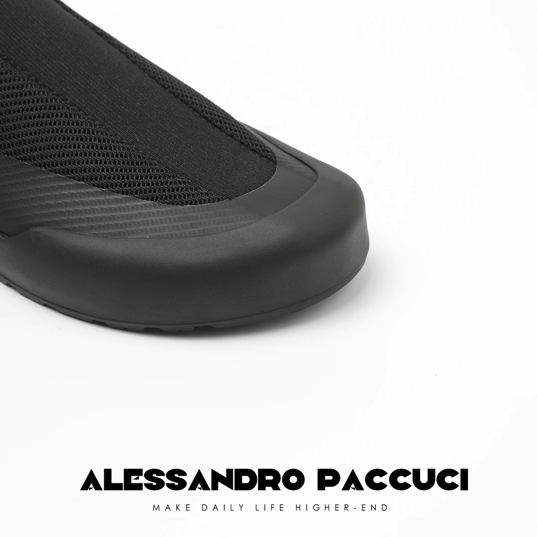 AP洛哥42074XD【抓地】纯色网面透气一脚蹬橡胶防滑底运动单鞋